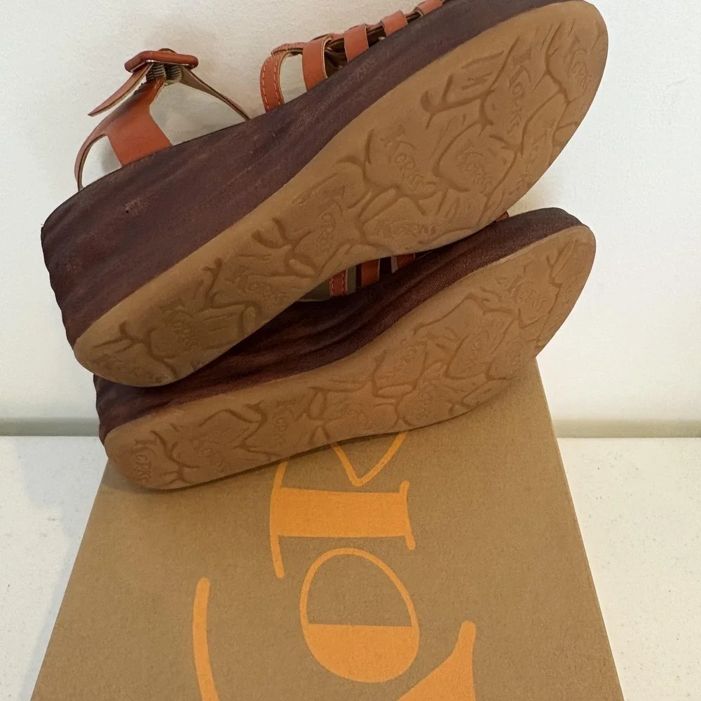 Korks Shoes Womens Size 7 Marley Wedge Sandals Platform Buckle New‎